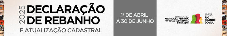 banner com data da declaração anual de rebanho