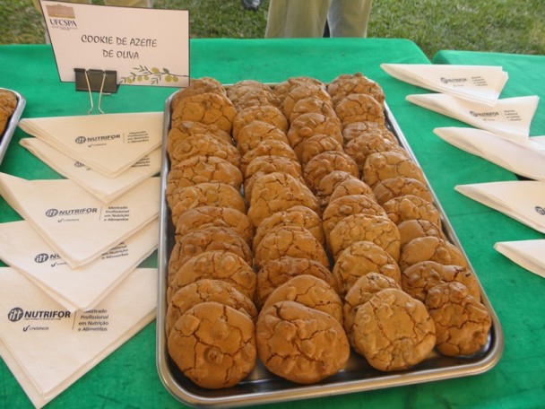 biscoitos em uma bandeja