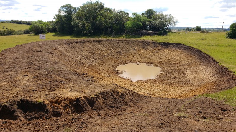 Na Zona Sul, foram executados e vistoriados 139 açudes para irrigação ou piscicultura