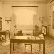 Escritório do centro de pesquisa em Osório, em 1926