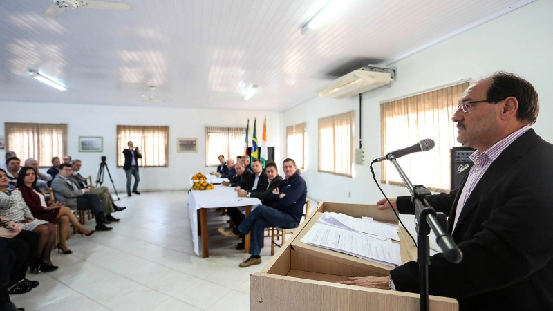 Governador Sartori comemorou o investimento como fechamento de uma semana produtiva no Estado