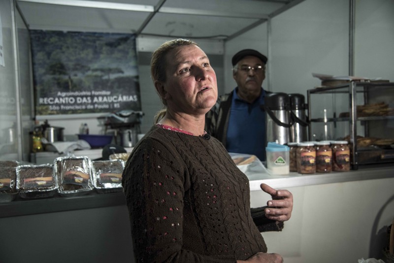 A agricultora Marley Zambelli pretende estruturar uma agroindústria para beneficiamento do pinhão