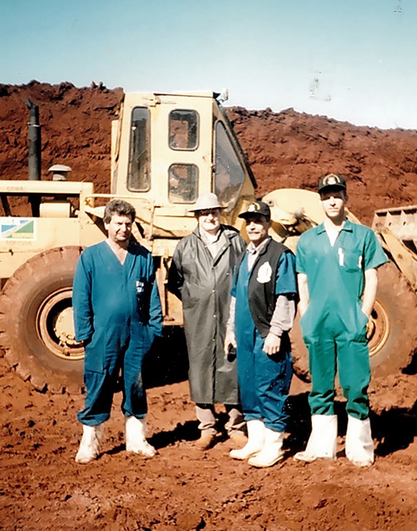 Hoffmeister (à direita): mobilização em Joia