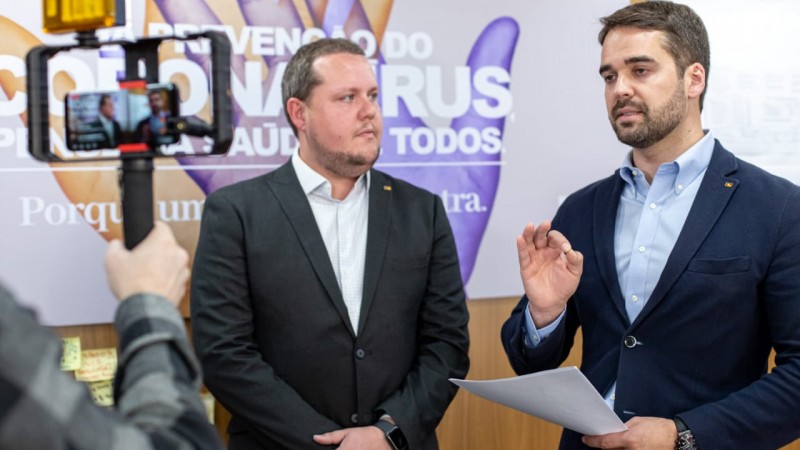 Medida foi anunciada pelo secretário Covatti Filho em live no Facebook com o governador Eduardo Leite