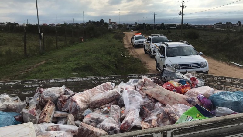 Operação Avante de Combate ao Abigeato apreende carnes e outros produtos impróprios na zona sul do Estado