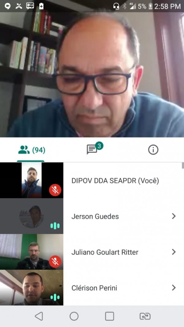 Professor Jerson Guedes, da UFSM, foi um dos palestrantes do treinamento do Mapa