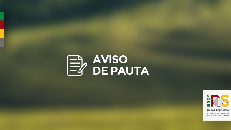 Aviso de pauta