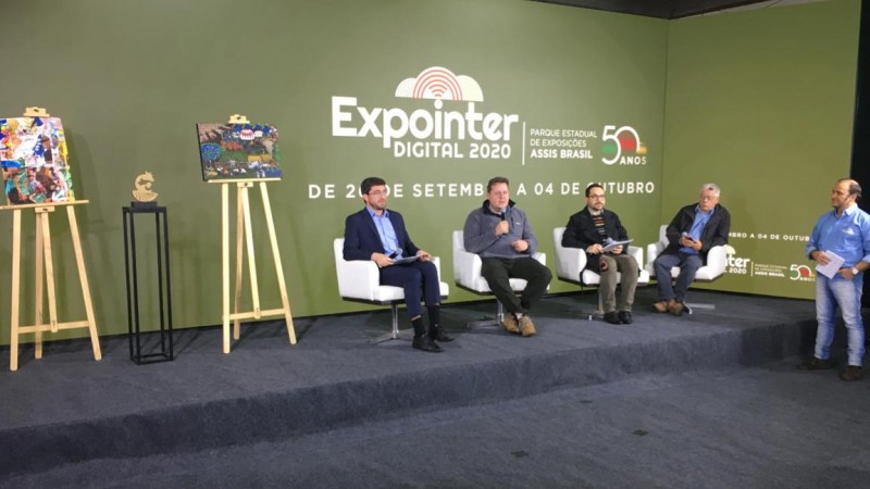 Anúncio dos vencedores do Concurso Artístico foi nesta tarde através da plataforma digtal da Expointer 2020