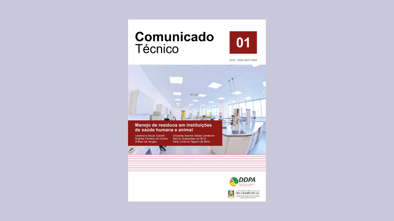 Comunicado técnico orienta sobre acondicionamento e descarte adequado de resíduos