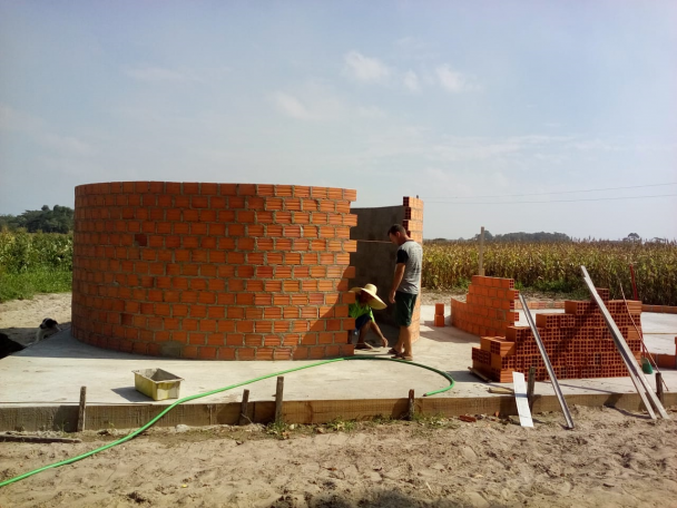 construção de silo em Rio Grande