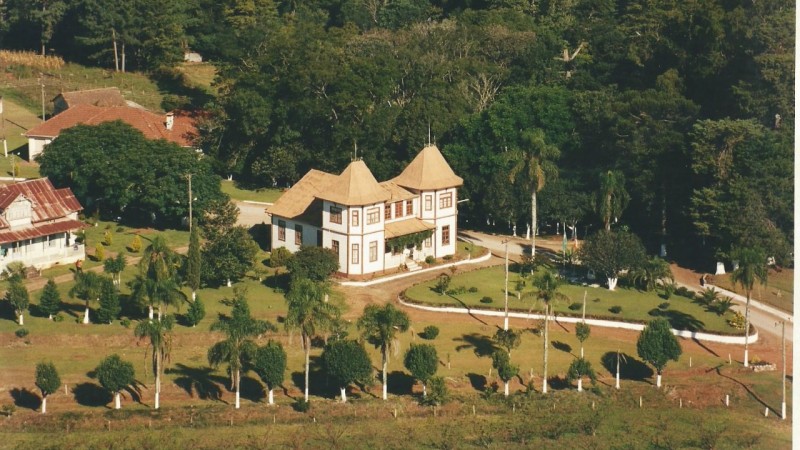 Vista aérea do Castelinho
