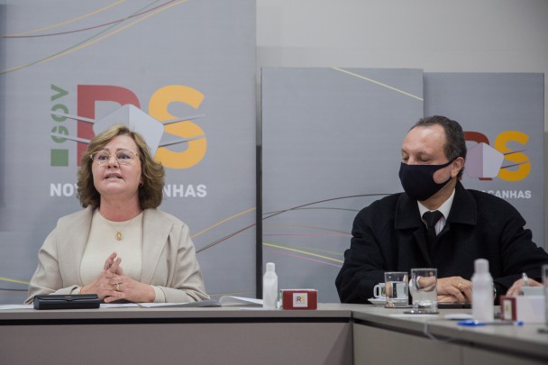 Secretária Silvana Covatti participou da cerimônia no Palácio Piratini