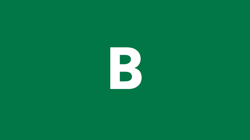 B