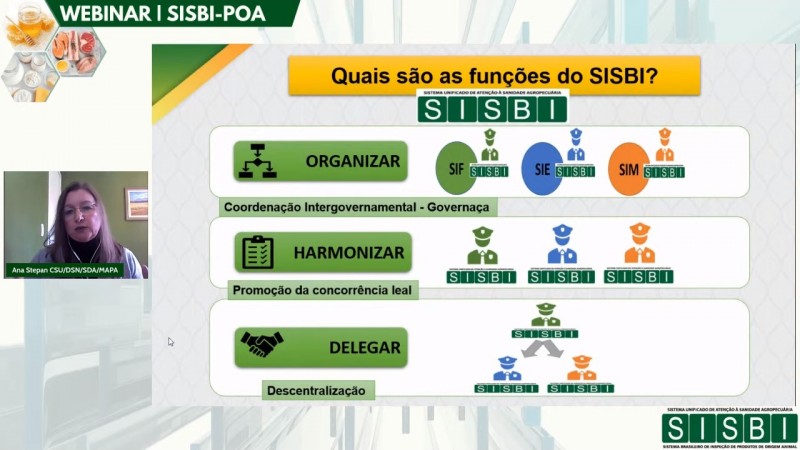 Webinar debate as potencialidades do SISBI-POA