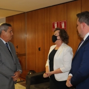 Secretária Silvana Covatti entrega convite para a Expointer para o Chefe da Casa Civil, Ciro Nogueira