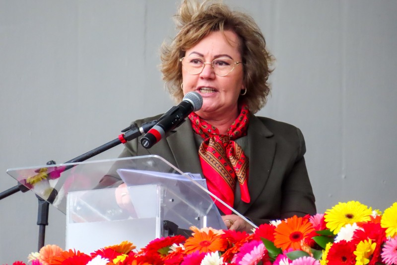 "Chegou a hora de se inspirar na força do agro para seguir em frente", disse a secretária da Agricultura, Silvana Covatti