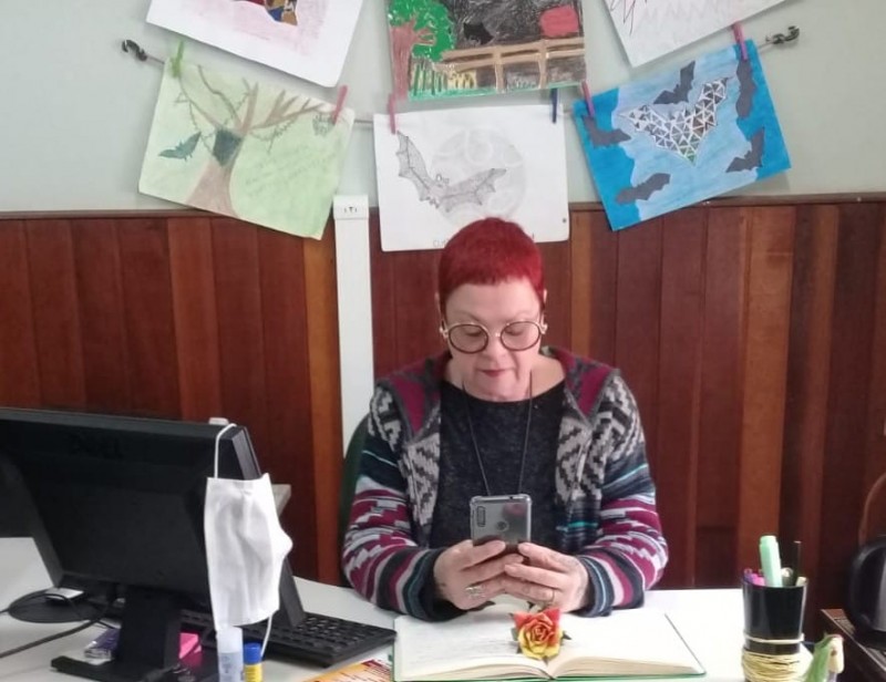 Neila coordena o setor de Educação Sanitária da Regional Pelotas