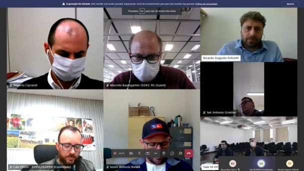 Reunião virtual da Câmara Setorial da Citricultura