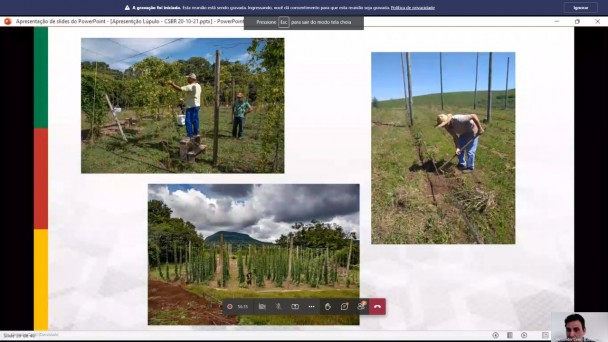 Pesquisa do DDPA sobre cultivo de lúpulo foi feita com nove produtores das regiões da Serra,Hortências e Campos de Cima da Serra