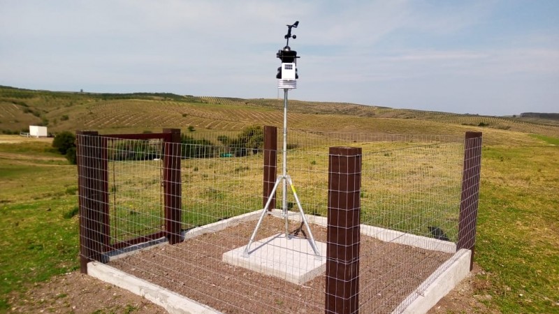 estação meteorológica em Pinheiro Machado Foto divulgação SEAPDR