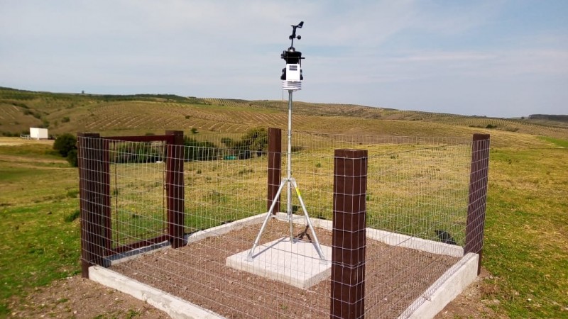 estação meteorológica em Pinheiro Machado  Foto divulgação SEAPDR