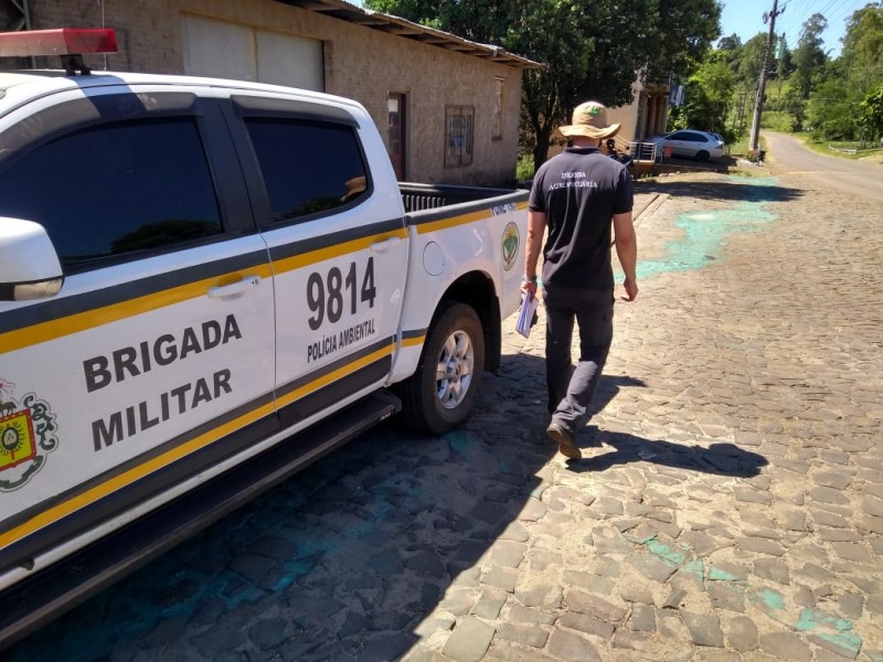 Ação contou com apoio da Patram da Brigada Militar