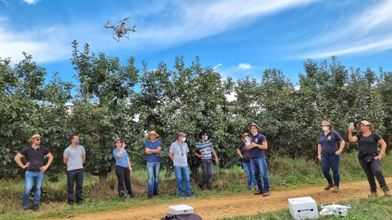 A área de defesa vegetal da Secretaria adquiriu um drone que filma e fotografa em alta definição