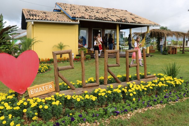 Casa da Família Rural da Emater na Expodireto Cotrijal