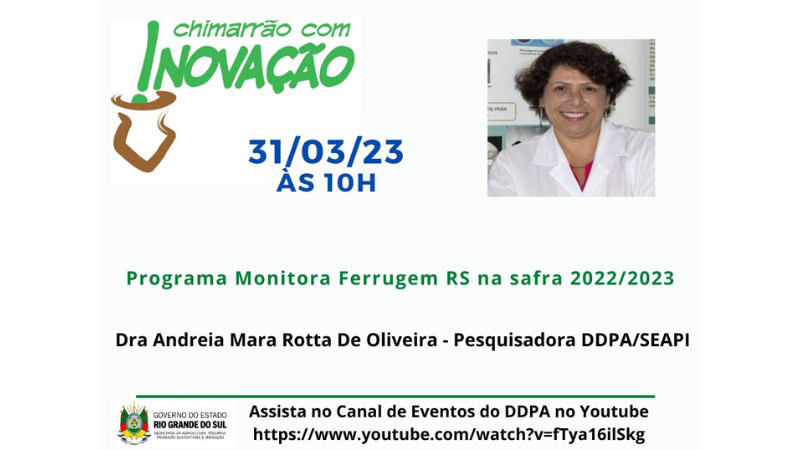 Apresentação ocorre na sexta-feira (31/03) às 10 horas, no canal de eventos do DDPA