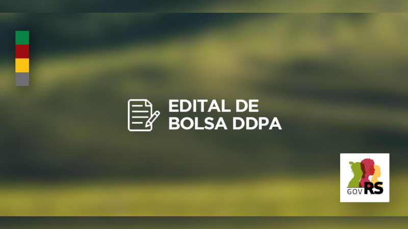 Edital de Bolsa DDPA