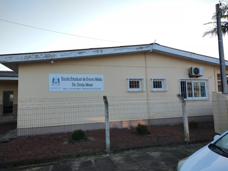 Atividades de Educação Sanitária foram conduzidas na Escola Estadual de Ensino Médio Padre Simão Moser, em Mostardas