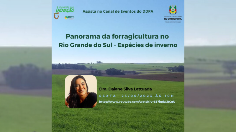 Apresentação ocorre na sexta-feira (23/6) às 10 horas, no canal de eventos do DDPA