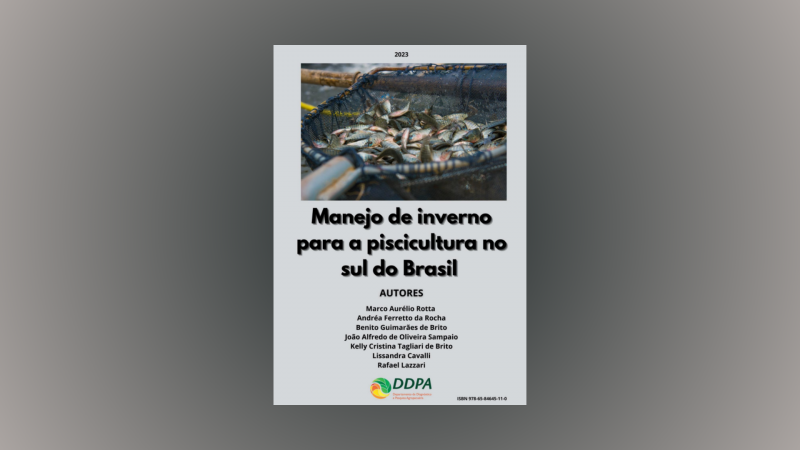 Manejo de inverno para a piscicultura no sul do Brasil