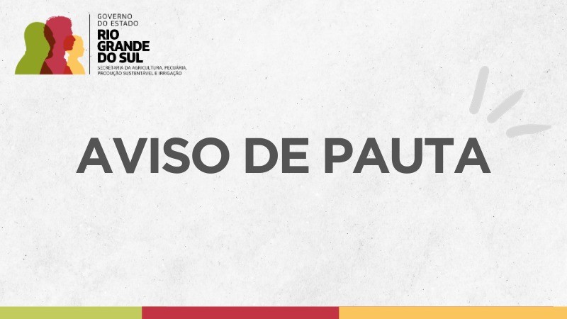 card aviso de pauta
