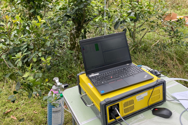 Analisador de gases de efeito estufa portátil em erval de Ilópolis