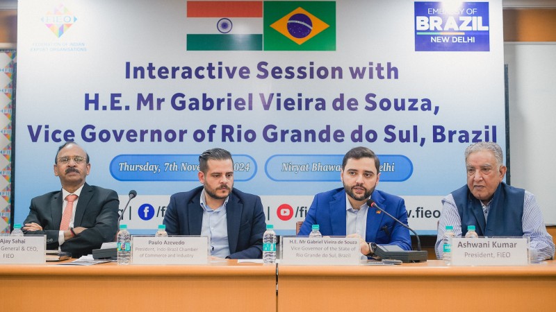 O que estamos vendo na &Iacute;ndia &eacute; um ambiente prop&iacute;cio para o crescimento, disse Gabriel   Foto Joel Vargas Ascom GVG