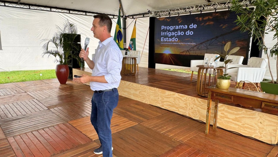 Secretário da Agricultura apresentou o Programa de Irrigação do Estado na ExpoGiruá