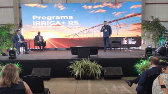 O subsecretário de Irrigação da Seapi, Paulinho Salerno, falou sobre o Programa Irriga+ RS