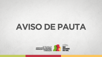 Aviso de pauta