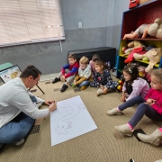 Ações de educação sanitária com crianças da educação infantil de escola de Montenegro