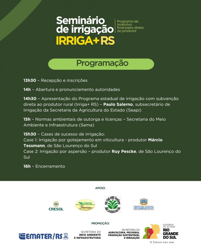 Seminario Irrigacao SLS 18 06 Programacao