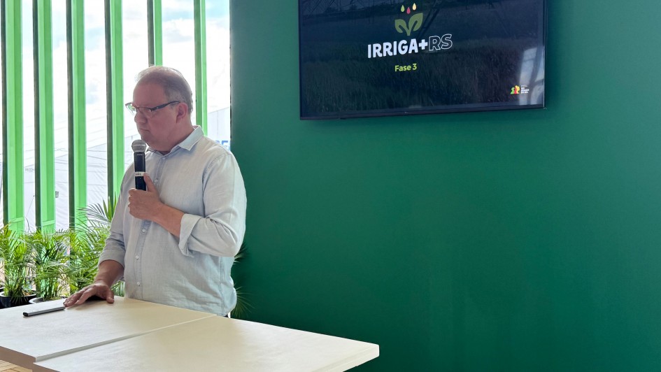 Secretario Edivilson Brum Expodireto Irriga 2026