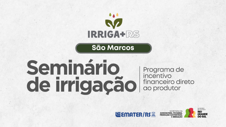 Capa Seminario Irrigacao Sao Marcos